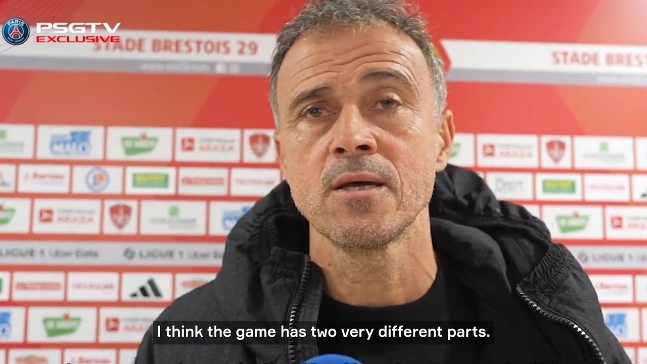 VIDEO: Luis Enrique reflects on PSG's dramatic 3-2 victory vs Brest