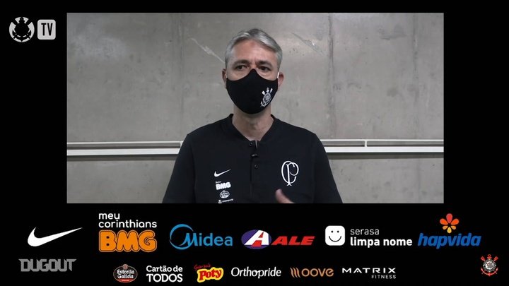 VÍDEO: Tiago Nunes elogia chegada de Ederson no Corinthians