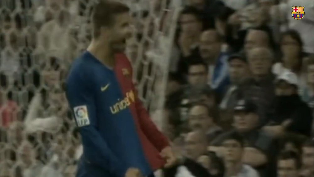 Piqué firmó el sexto tanto azulgrana. DUGOUT