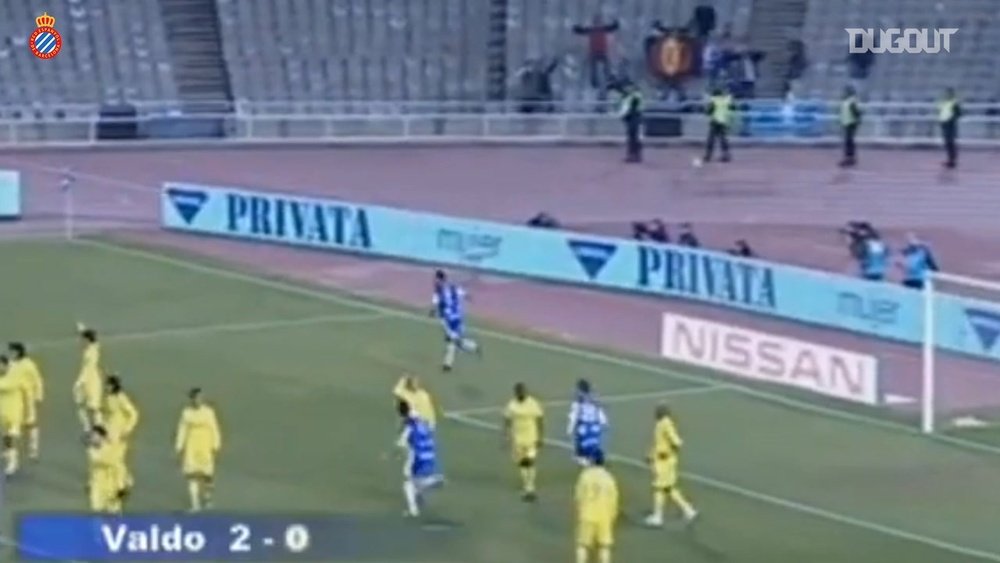 Valdo scored this goal for Espanyol. DUGOUT