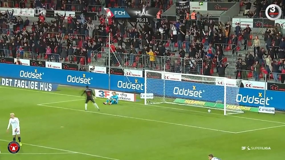 Anders Dreyer’s long-range stunner against FC Copenhagen. DUGOUT