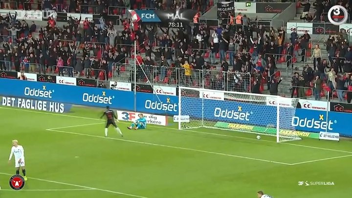 VIDEO: Anders Dreyer’s long-range stunner against FC Copenhagen