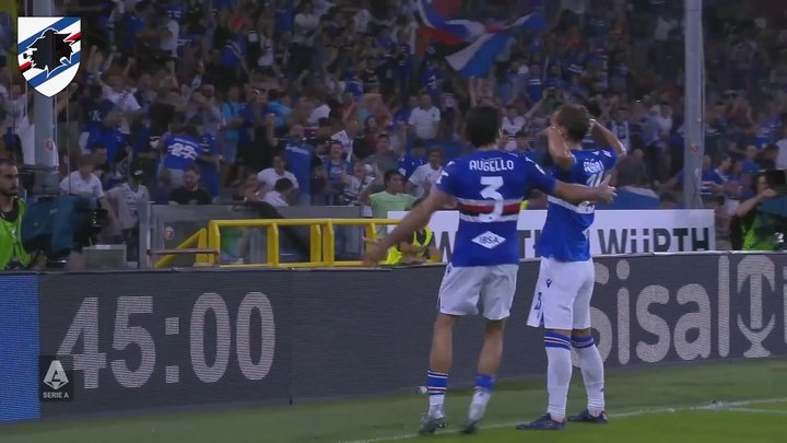 VIDEO: Gabbiadini all'ultimo respiro salva la Sampdoria