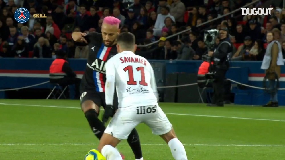 Neymar y Ronaldinho, en puro estado disfrutando. DUGOUT