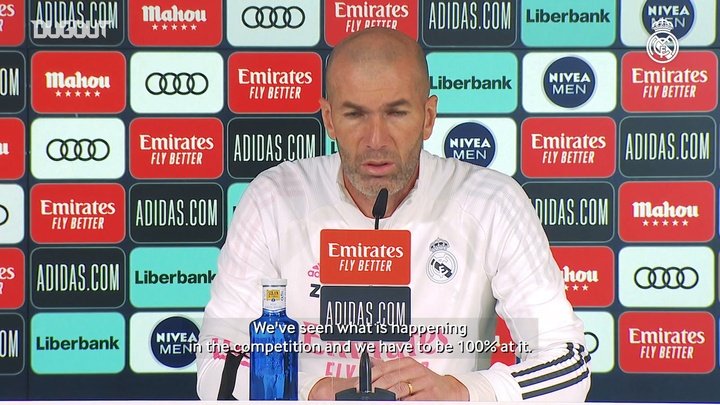 VIDEO: Zinedine Zidane: 'There are no easy competitions or matches'