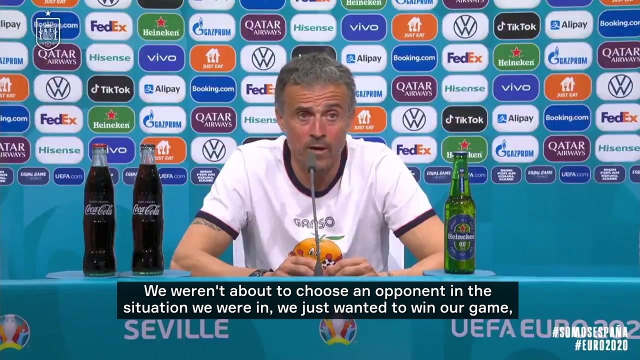 VIDEO: Luis Enrique on Spain facing Croatia in last 16