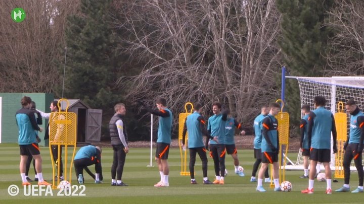 VIDEO: Chelsea's training ahead of Champions League clash v Lille