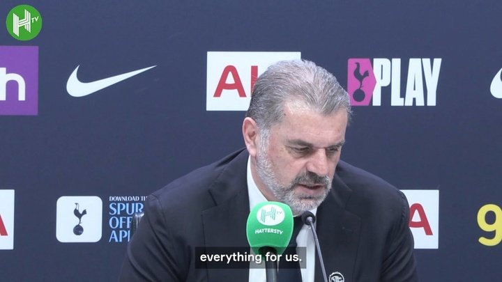VIDEO: Ange Postecoglou 'couldn't care less' about top-four race