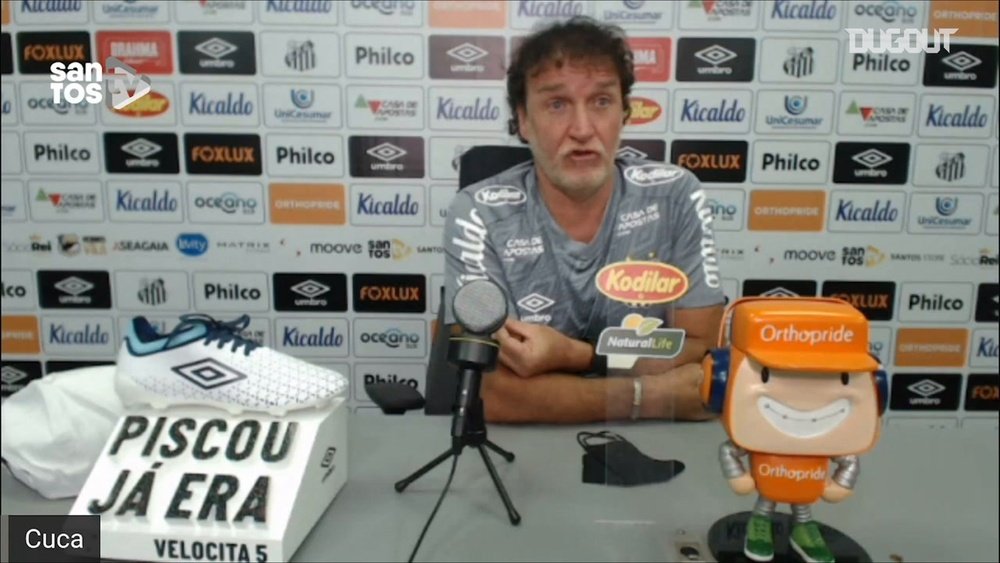 Cuca chegou ao Santos para sua terceira passagem pelo clube. DUGOUT