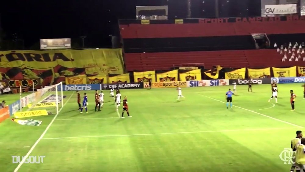 Flamengo are just four points off the leaders after beating Sport Recife. DUGOUT