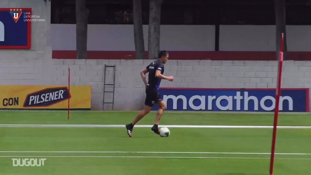 VÍDEO: la vuelta de Liga de Quito a los entrenamientos. Captura/Dugout