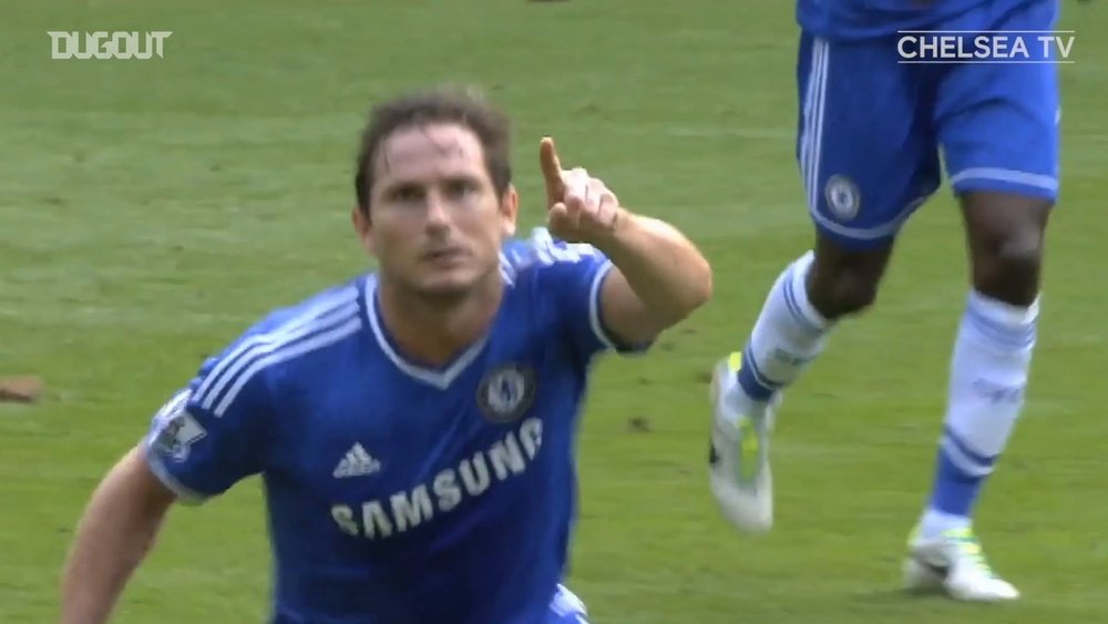 Frank Lampard scored a great free-kick v Hull in 2013. DUGOUT