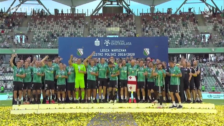 VIDEO: il Legia Varsavia diventa campione di Polonia