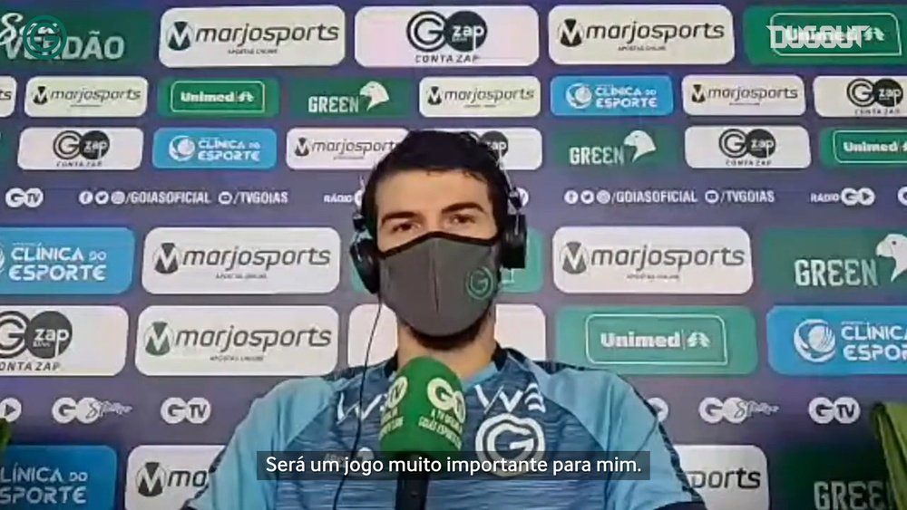Luiz Gustavo fala sobre jogo entre Goiás e Palmeiras. DUGOUT