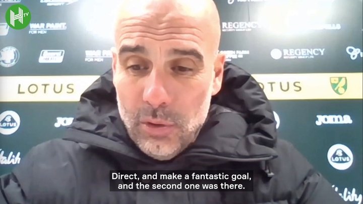 VIDEO: Pep pleased with Sterling and Fernandinho