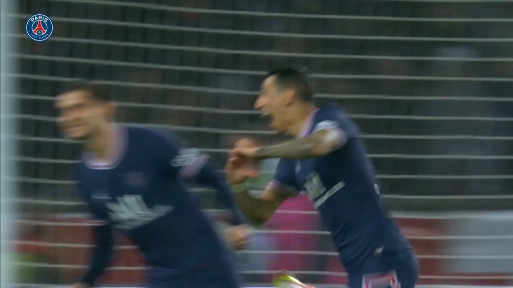 Di María marcó el gol de la victoria contra el Lille. DUGOUT
