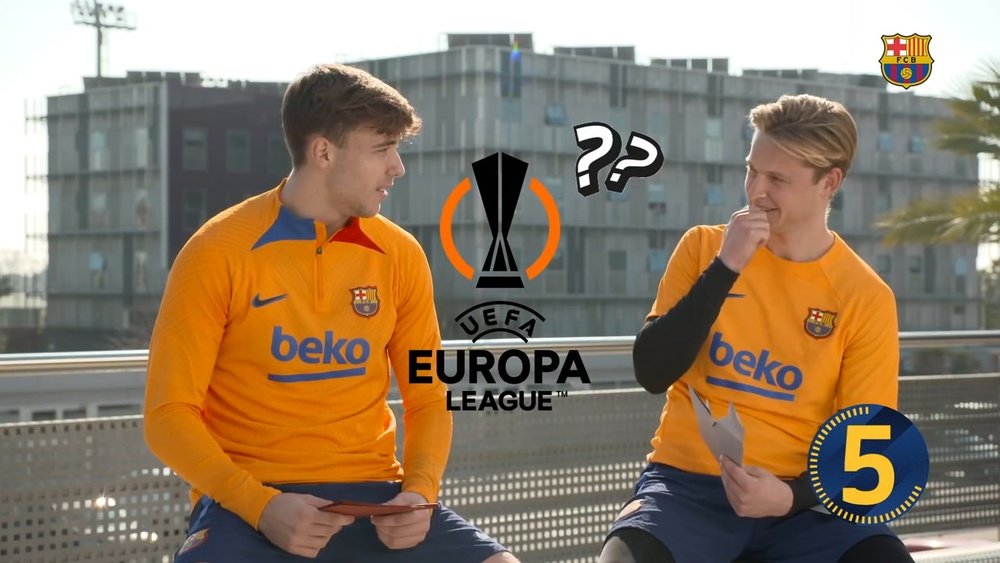 Nico and Frenkie faced each other in this fun challenge. DUGOUT