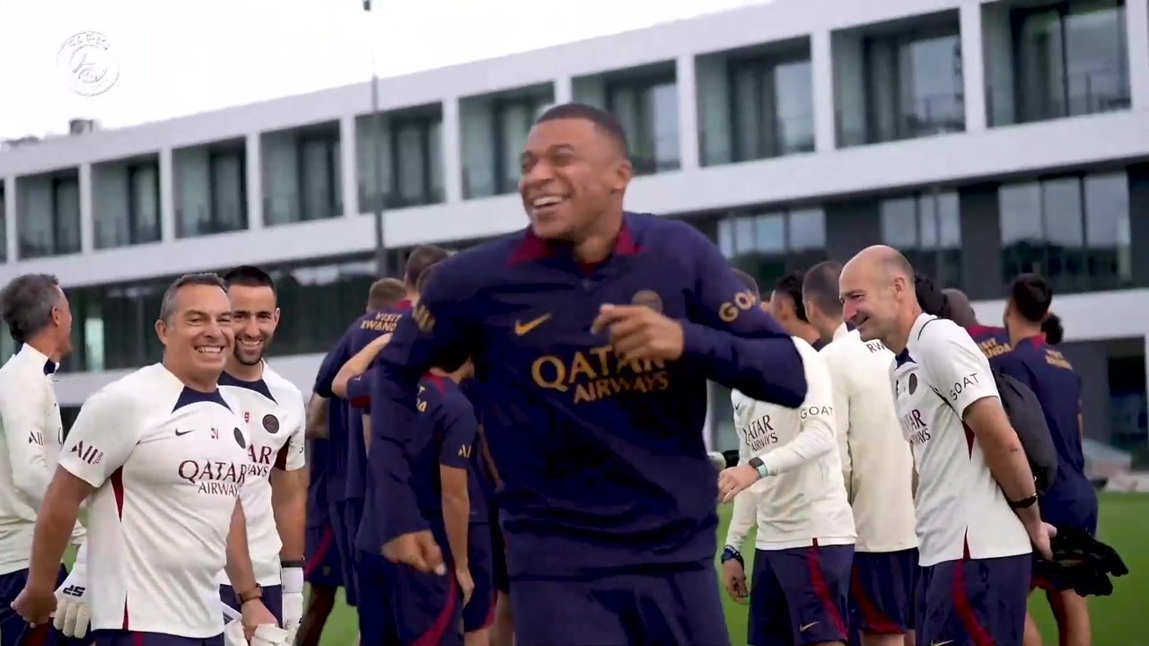 Mbappe was reinstated in the first training team. Screenshot/DUGOUT