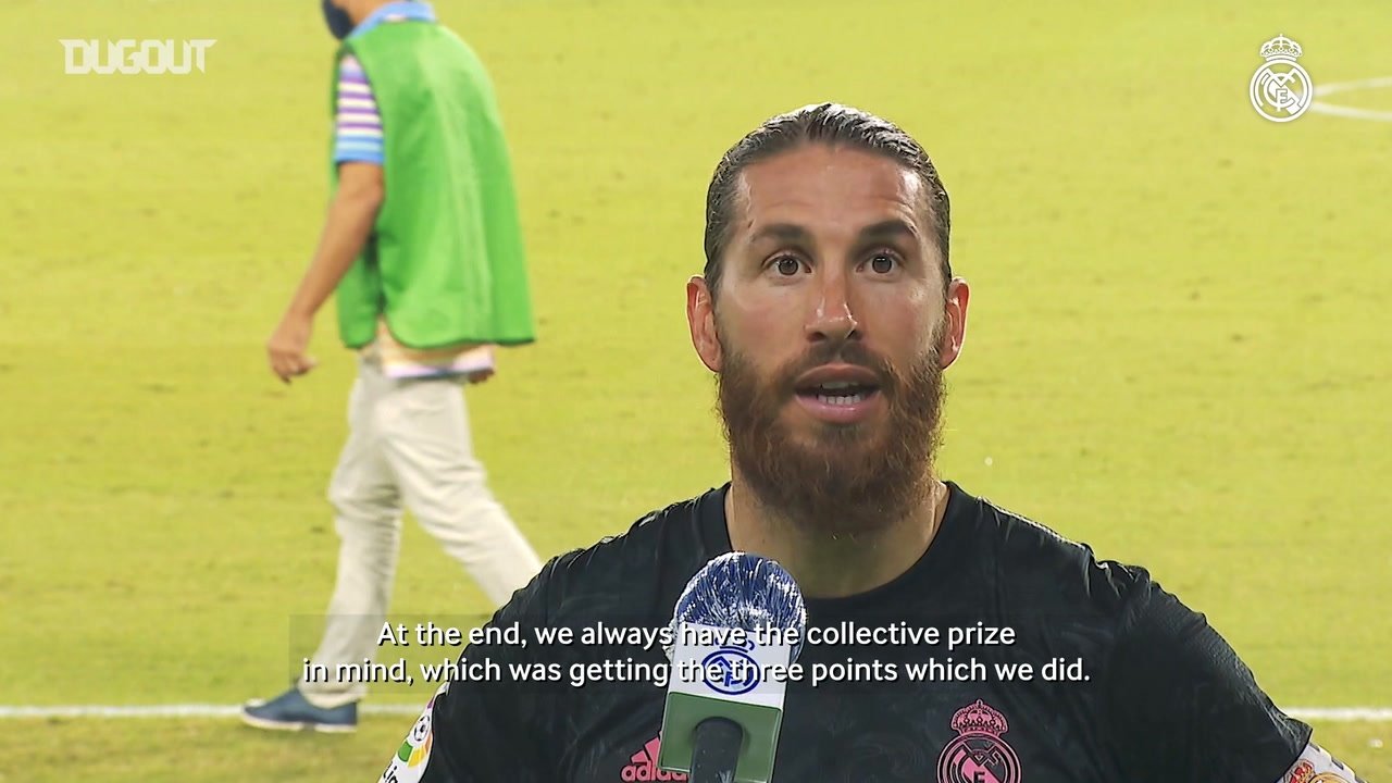 Ramos spoke about the win. DUGOUT