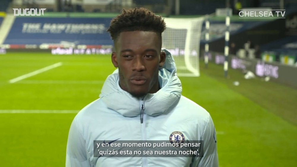 Hudson-Odoi se asoció con Havertz. DUGOUT