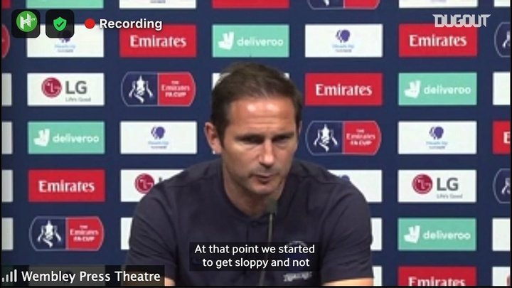 VIDEO: Lampard: 'We didn't play well enough'