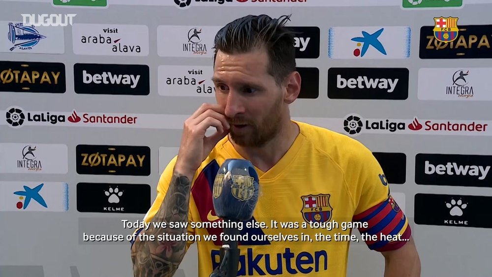 Messi says the top scorer award is not important. DUGOUT