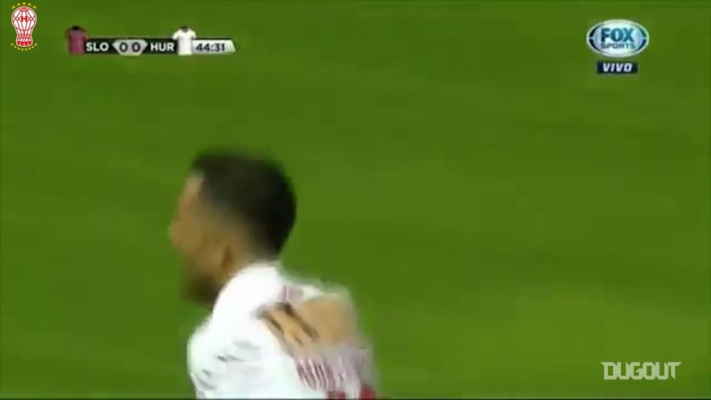 Daniel Montenegro scored a brilliant free-kick for Huracan back in 2016. DUGOUT