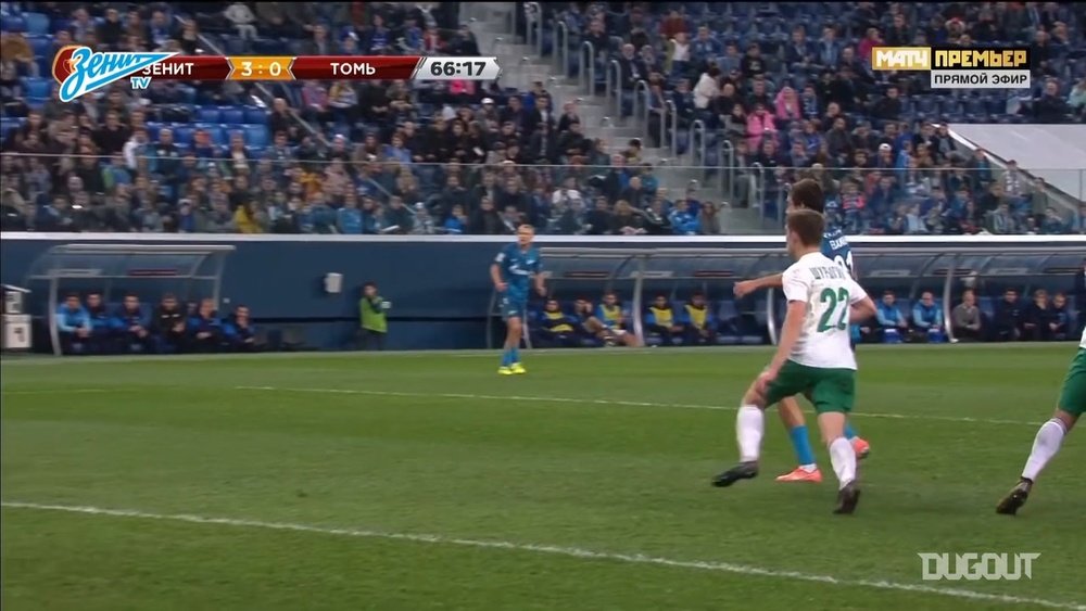 Zenit St Petersburg are fantastic at scoring from corners. DUGOUT