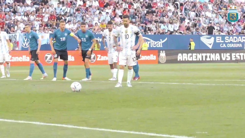 Lionel Messi has had a terrific international break with Argentina. DUGOUT