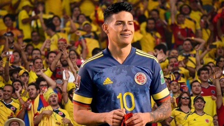 James Rodriguez se enfurece com torcida da Colômbia: 