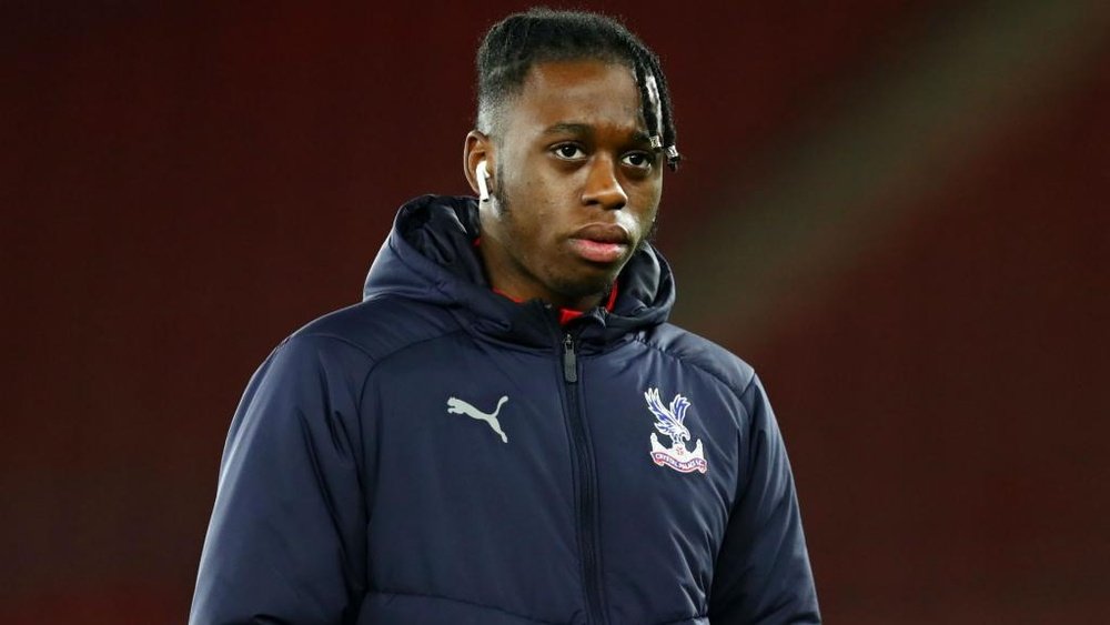 Aaron Wan-Bissaka has to decide who to play for. GOAL