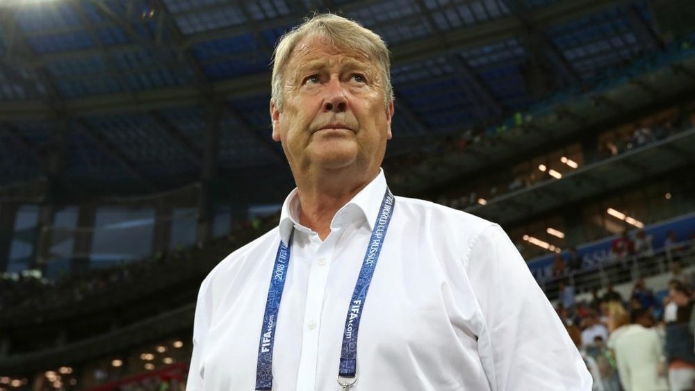 Hareide is involved in the dispute with the DBU. GOAL