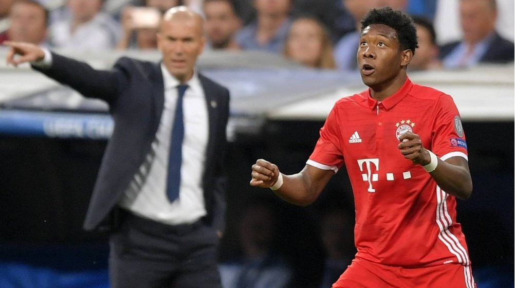 Alaba conversa com Zidane e desperta interesse do PSG. EFE
