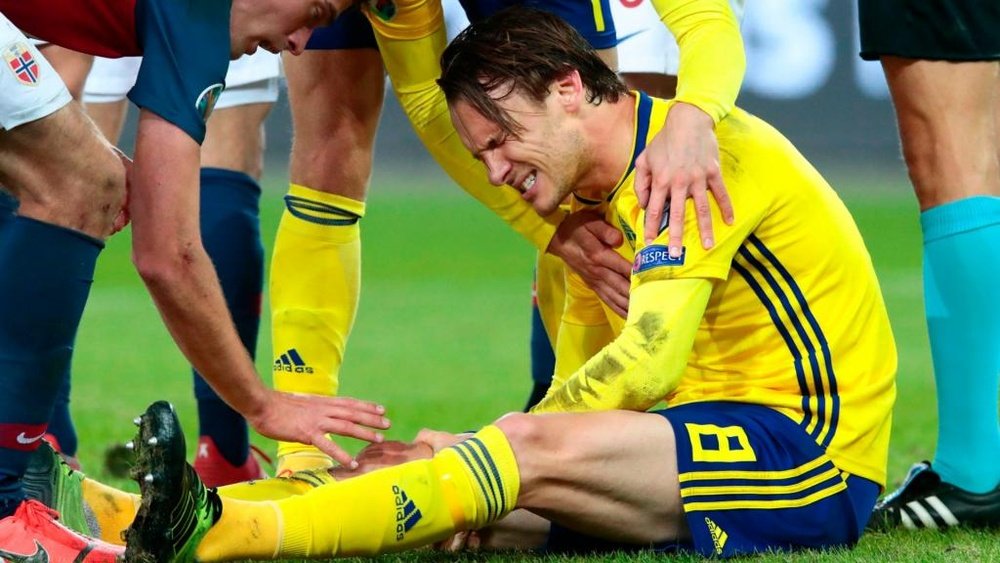 Albin si è fatto male durante Norvegia-Svezia. Goal
