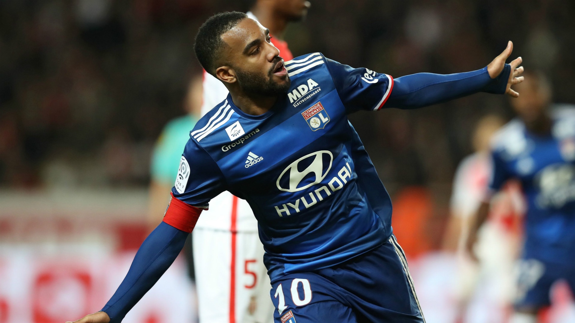Monaco 1-3 Lyon: Lacazette strike settles fiesty clash
