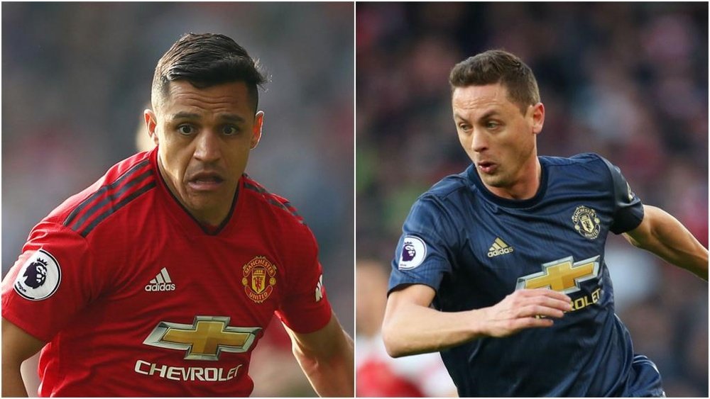Alexis Sanchez and Nemanja Matic made the travels to Barcelona. GOAL