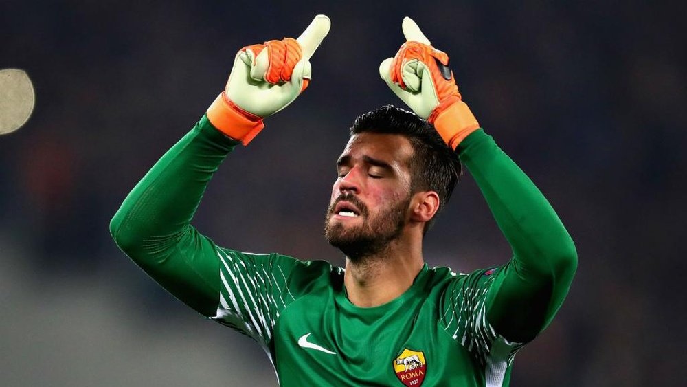 Alisson said a heartfelt goodbye to Roma. GOAL
