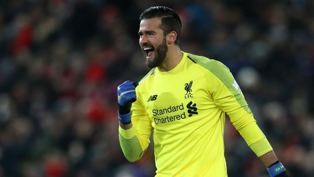 Alisson will be back for Liverpool this weekend at Old Trafford. GOAL