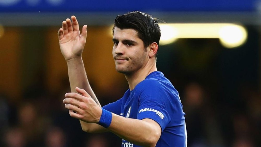 Conte hailed a tireless performance from Alvaro Morata. GOAL