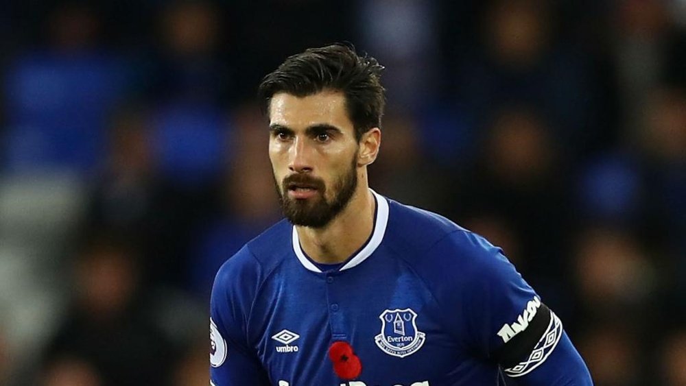 Andre Gomes is on loan at Everton from Barcelona. GOAL