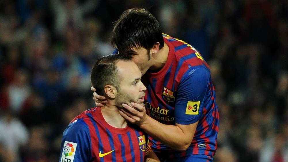 Iniesta and Villa will face their former club. GOAL