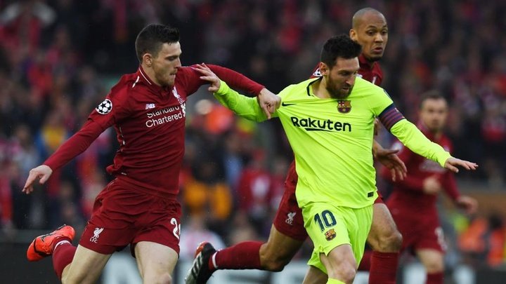 Robertson relembra duelo contra Barça: provocou Messi e se arrependeu