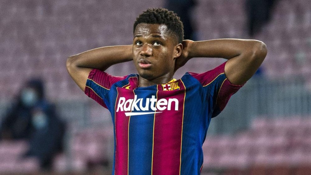 Ansu Fati has torn his meniscus, Barcelona have announced. GOAL