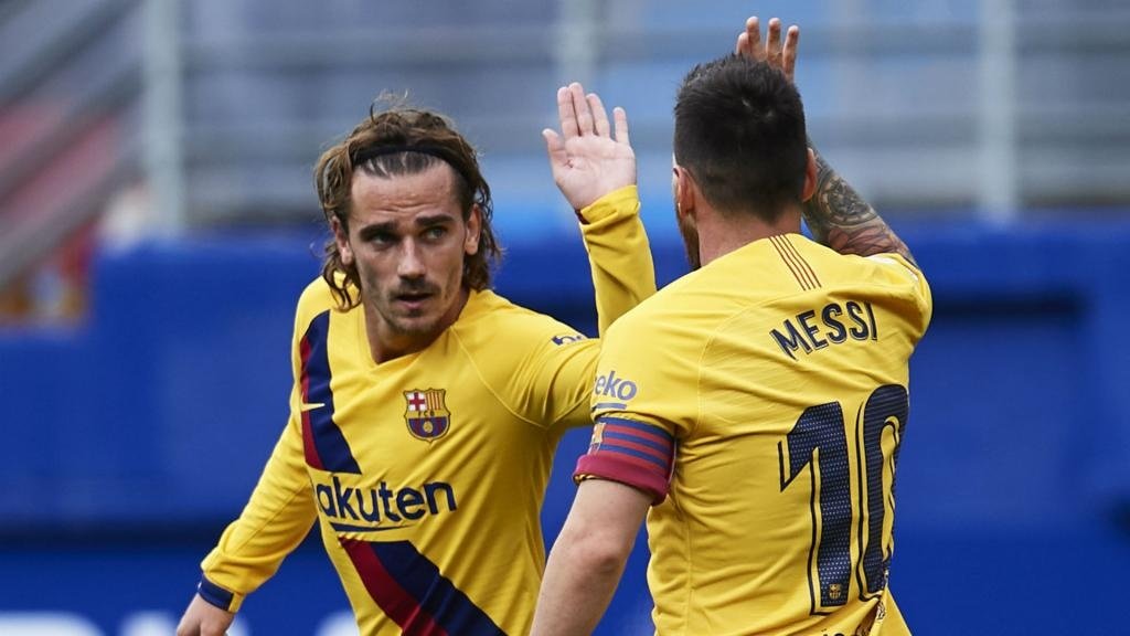 Griezmann is on the bench while Messi will make his 700th appearance. GOAL