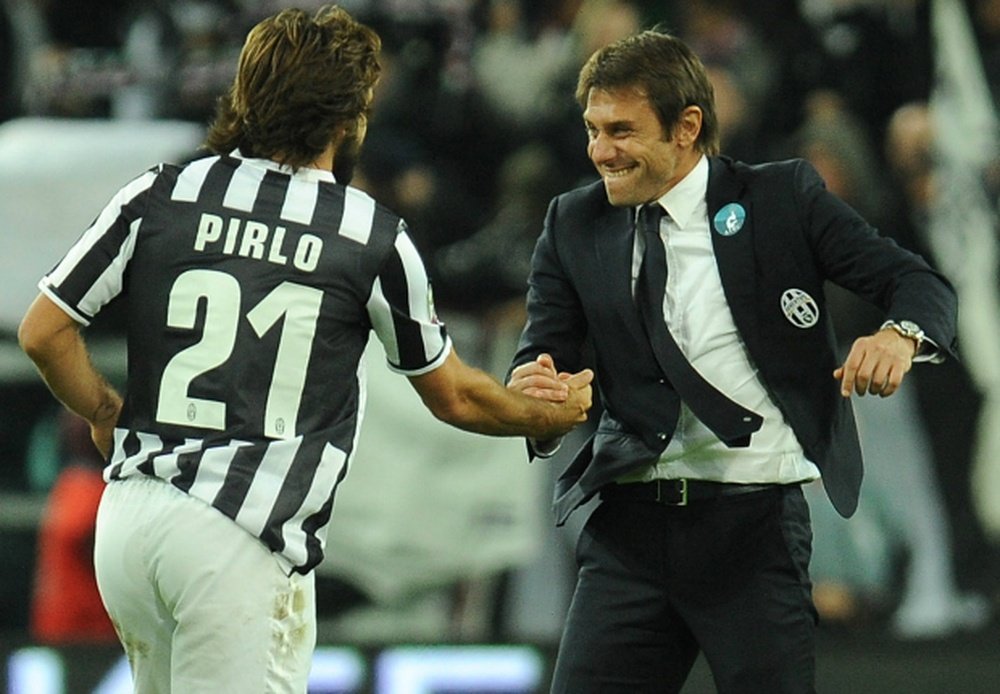 Conte se félicite de l'arrivée de Pirlo à la Juventus Turin. goal