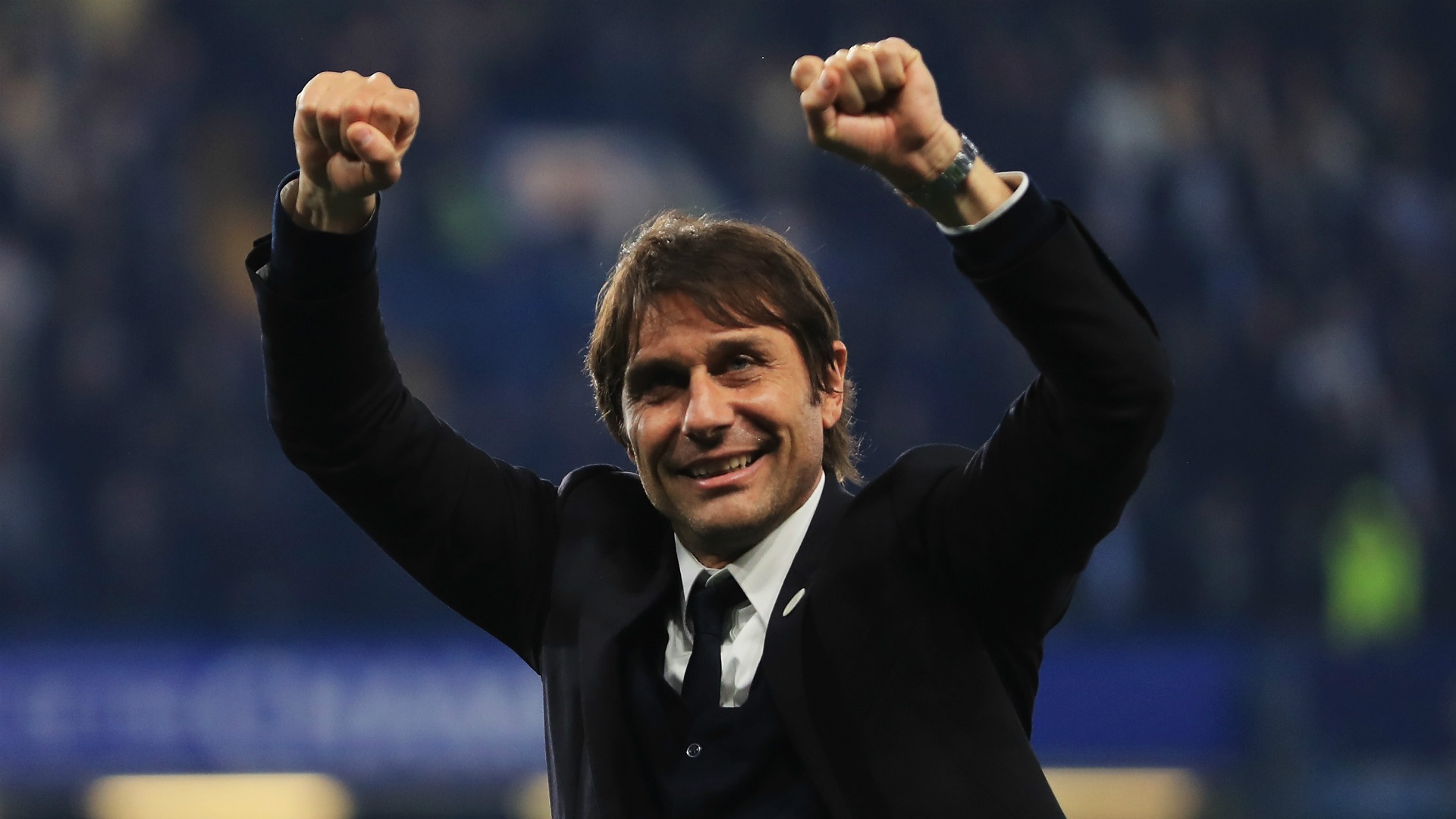 L'entraîneur de Chelsea, Antonio Conte, lors du match de Premier League. AFP