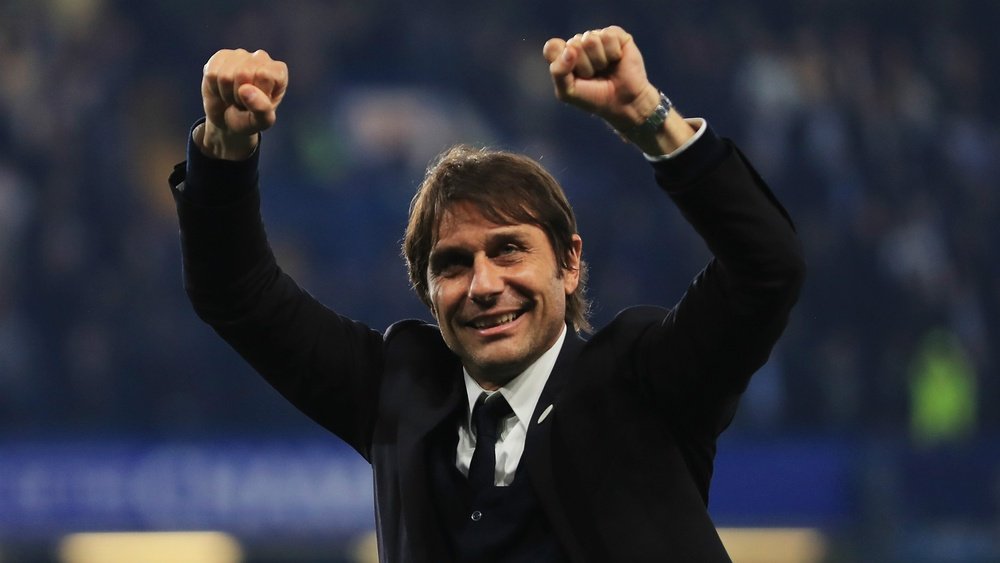 L'entraîneur de Chelsea, Antonio Conte, lors du match de Premier League. AFP