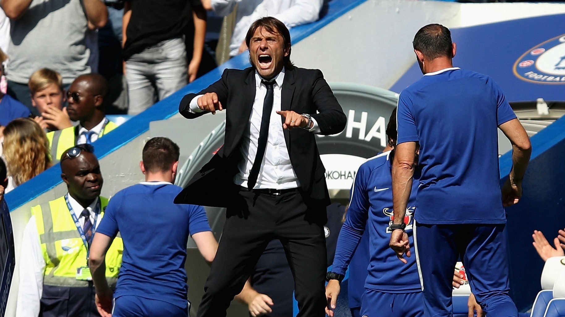 Conte has once again urged the Chelsea board to bring in reinforcements to his squad. GOAL
