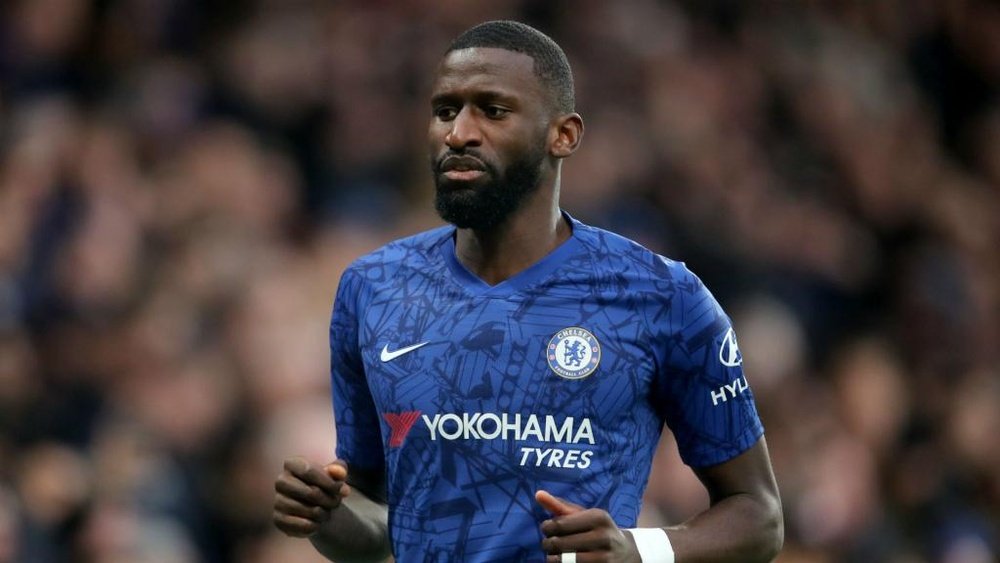 Antonio Rudiger was upset by Spurs fans at Stamford Bridge. GOAL