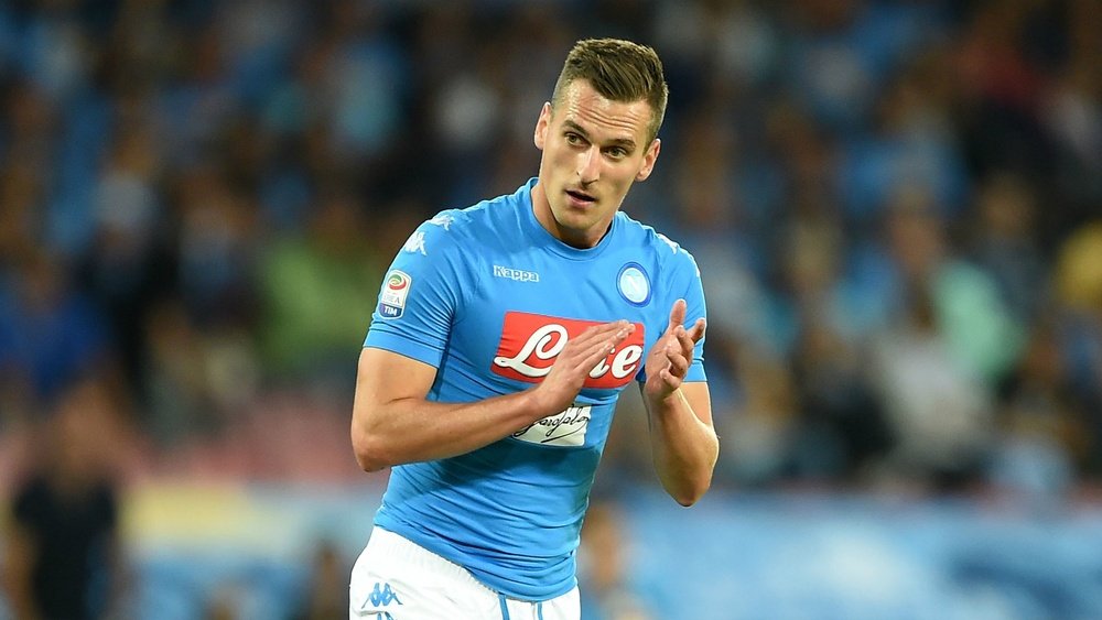 Arek Milik has recovered. Goal